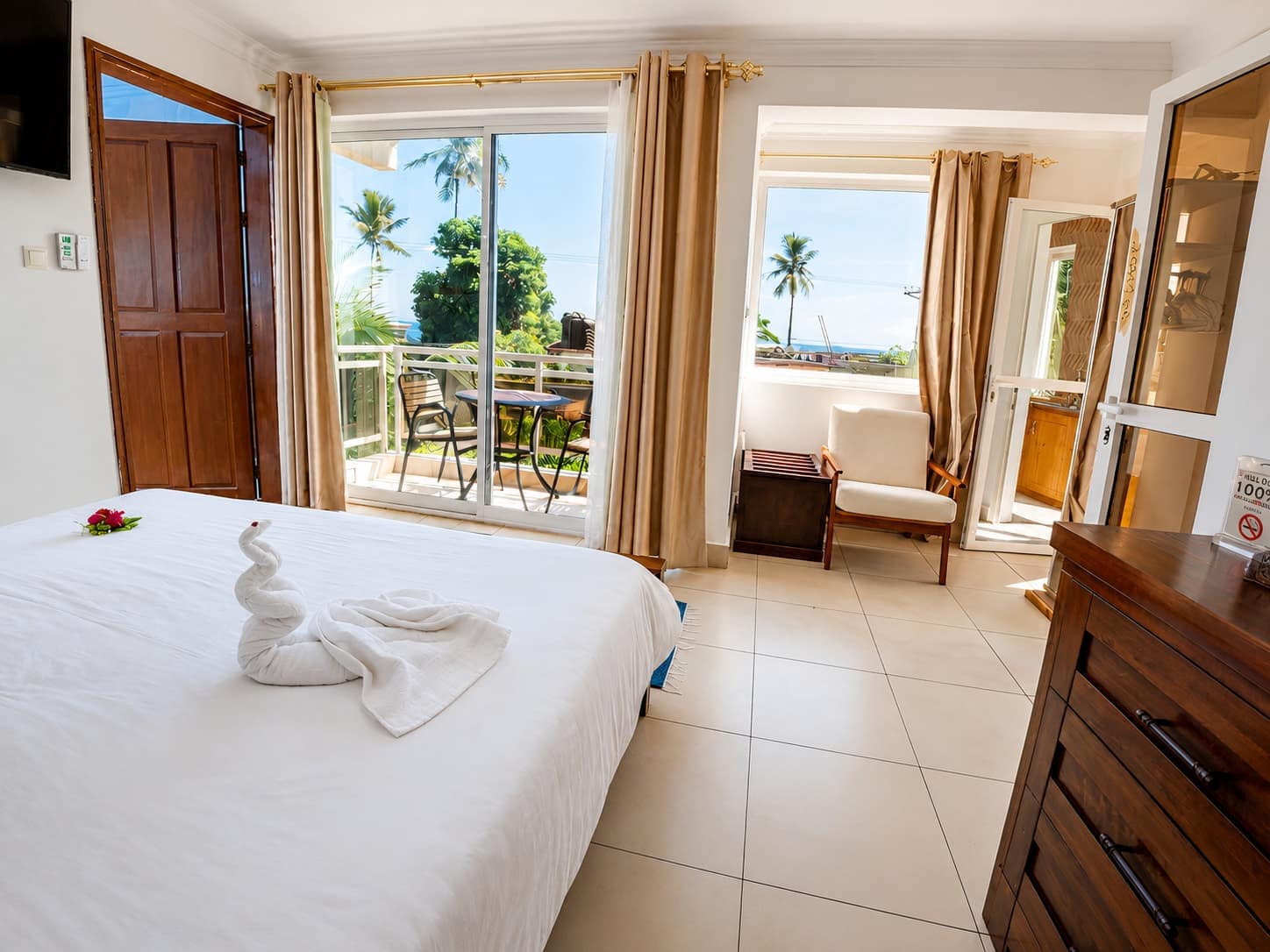 Chambre avec balcon