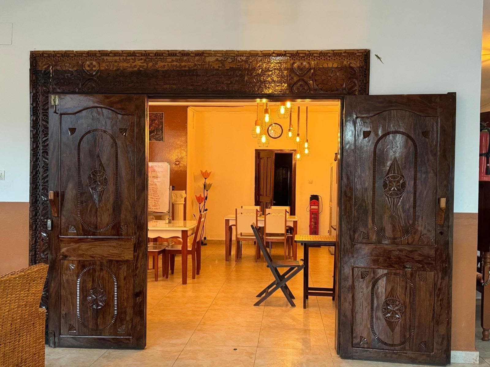 Entrée de l'hôtel